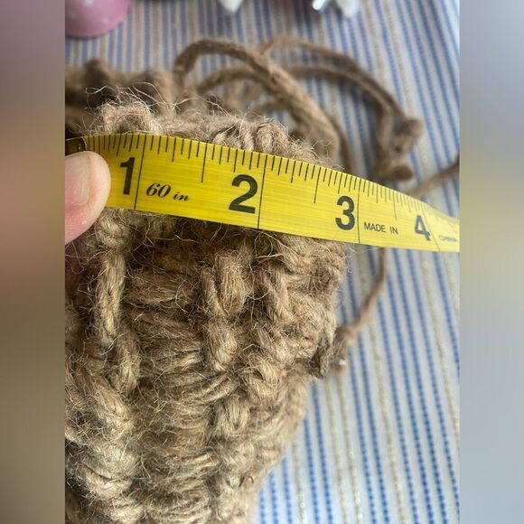 KKIBO Macrame Market Bag Brown - Picture 11 of 14